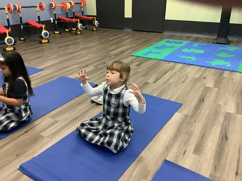 excelled montessori preschool yoga